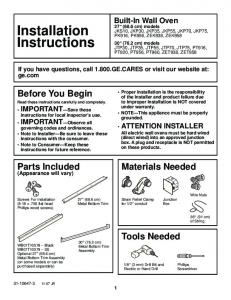 Installation Instructions