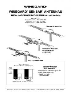 INSTALLATION/OPERATION MANUAL