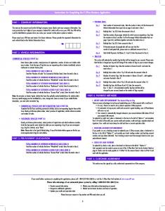 Instructions for Completing the E-ZPass Business Application