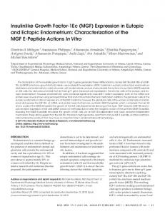 Insulinlike Growth Factor-1Ec (MGF)