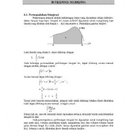 INTEGRASI NUMERIK - sutikno