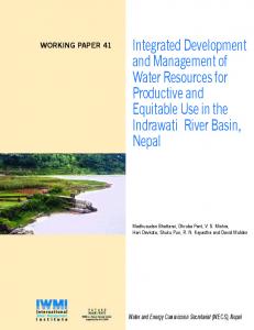 Integrated Development and Management of Water ... - CiteSeerX