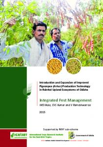 Integrated Pest Management - OAR@ICRISAT