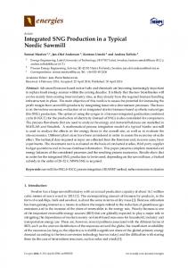 Integrated SNG Production in a Typical Nordic Sawmill - MDPI