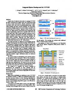 Integrated System Development for 3D VLSI