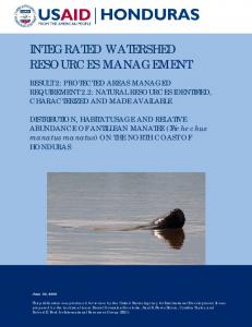 integrated watershed resources management