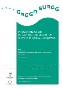 integrating green infrastructure ecosystem services