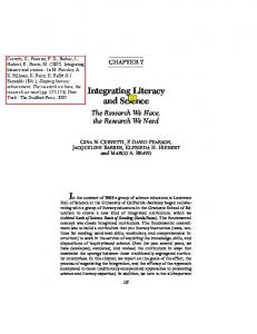 Integrating Literacy and Science