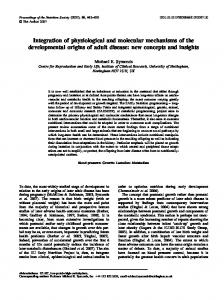 Integration of physiological and molecular mechanisms of the ...