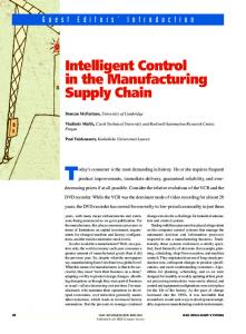 Intelligent Control in the Manufacturing Supply Chain - Semantic Scholar