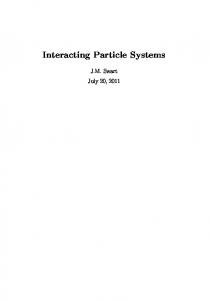 Interacting Particle Systems