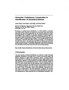 Interactive Evolutionary Computation in ... - Semantic Scholar