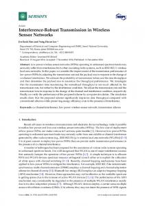 Interference-Robust Transmission in Wireless ... - Semantic Scholar