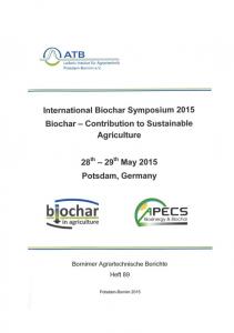 International Biochar Symposium 2015