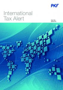 International Tax Alert - PKF