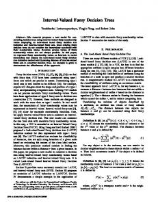 Interval-Valued Fuzzy Decision Trees