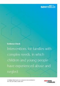 Interventions for families with complex needs