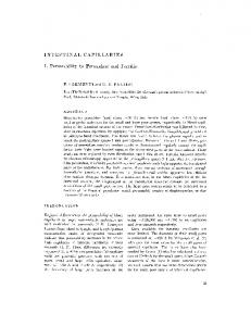 INTESTINAL CAPILLARIES I. Permeability to ... - Semantic Scholar