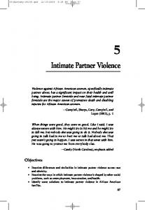 Intimate Partner Violence - Corwin