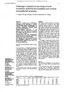 intraepithelial neoplasia