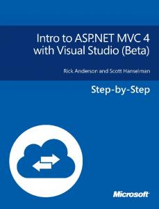 Intro to ASP.NET MVC 4 with Visual Studio - Microsoft Download ...