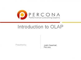 Intro to OLAP - Percona