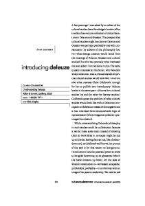 introducingdeleuze - UTS ePRESS