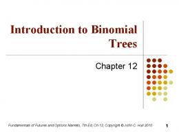 Introduction to Binomial Trees