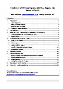 Introduction to ERD modelling using UML Class diagrams with ...