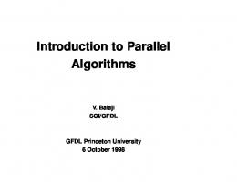 Introduction to Parallel Algorithms