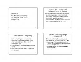 Introduction to Soft Computing - Cs