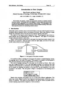 Introduction to Text Graphs