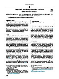 Invasive trichosporonosis treated with ... - JAAD Case Reports