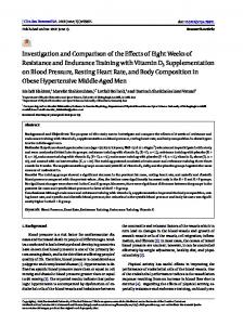 Investigation and Comparison of the Effects of Eight Weeks of