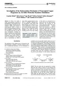 Investigation of the Hydroxylation Mechanism of ... - Wiley Online Library