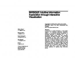 INVISQUE - Middlesex University Research Repository