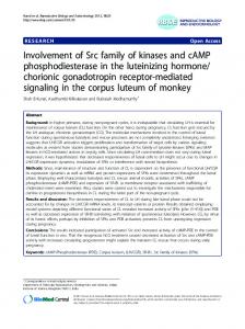 Involvement of Src family of kinases and cAMP ... - ePrints@IISc