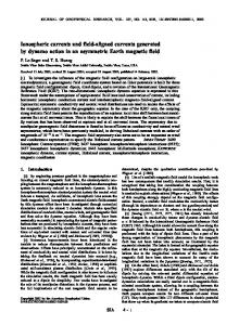 Ionospheric currents and field-aligned currents generated by dynamo ...