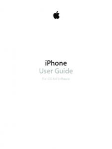 iPhone User Guide (PDF)