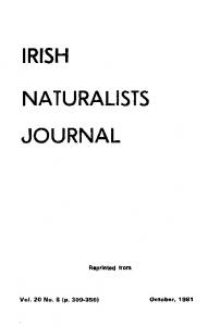 irish naturalists journal