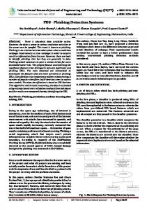 IRJET- PDS - Phishing Detection Systems