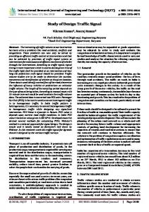 IRJET- Study of Design Traffic Signal