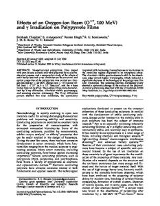 irradiation on polypyrrole films - Wiley Online Library