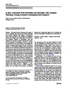 Is Race Associated With Morbidity and Mortality After