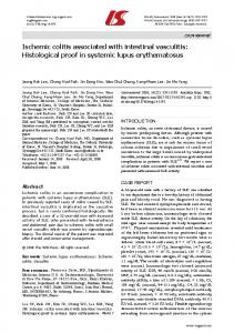 Ischemic colitis associated with intestinal vasculitis - CiteSeerX