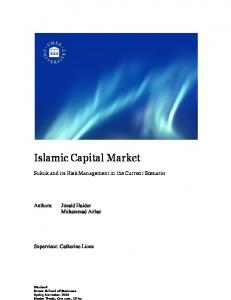 Islamic Capital Market - DiVA