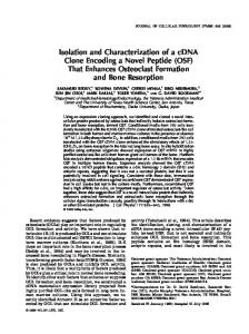 Isolation and characterization of a cDNA clone encoding a novel