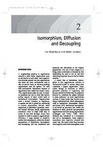 Isomorphism, Diffusion and Decoupling