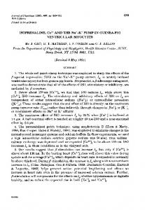 Isoprenaline, Ca2+ and the Na(+)K+ pump in ...