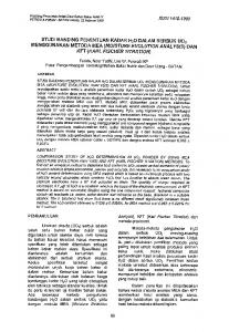 ISSN 1410-1998 STUDI BANDING PENENTUAN KADAR H2O ...